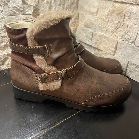 Jambu Shoes - Jbu by Jambu Boots Womens 10 M Indiana Waterproof Snow Brown Comfort Ankle Top